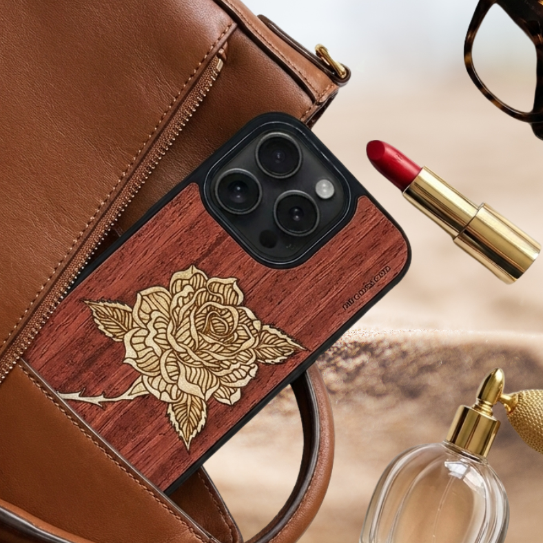 phone-with-wooden-cas-slipping-out-of-a-bag